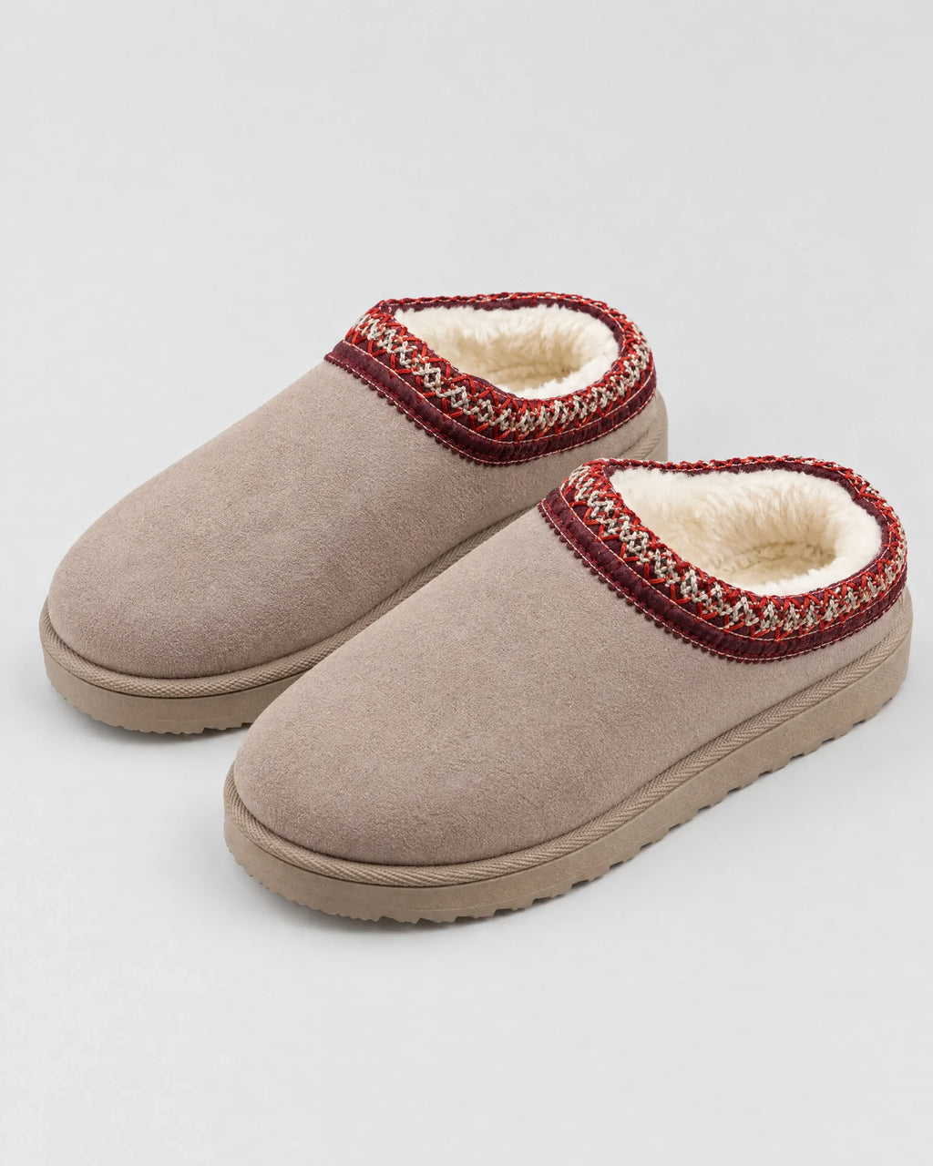 CURVD Cozy Suede-Look Slippers