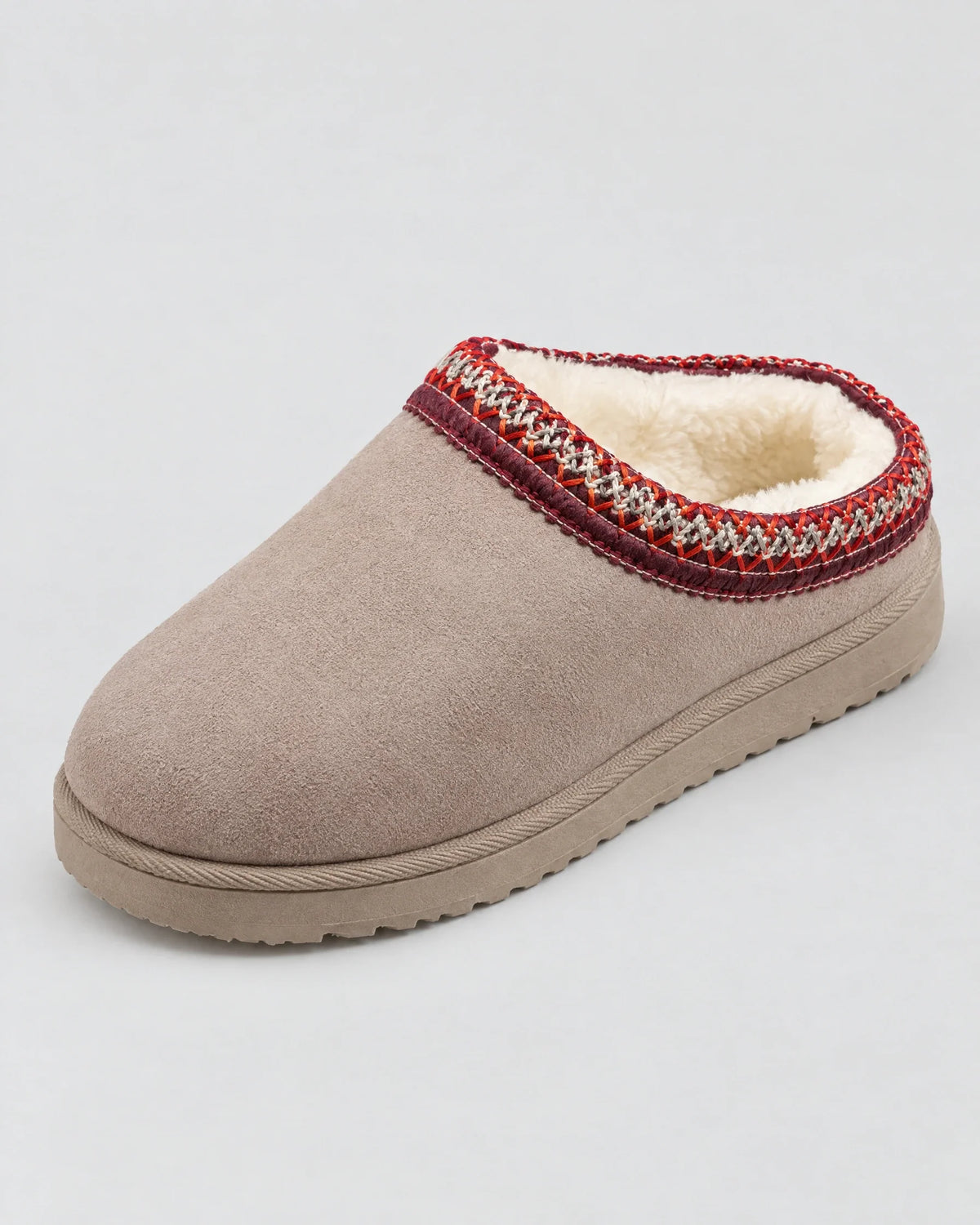 CURVD Cozy Suede-Look Slippers