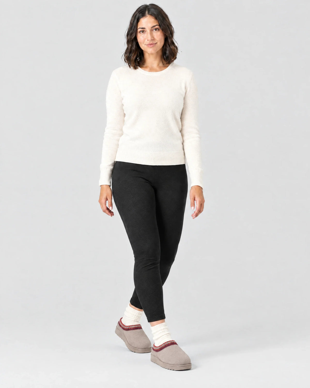 CURVD Cozy Suede-Look Slippers