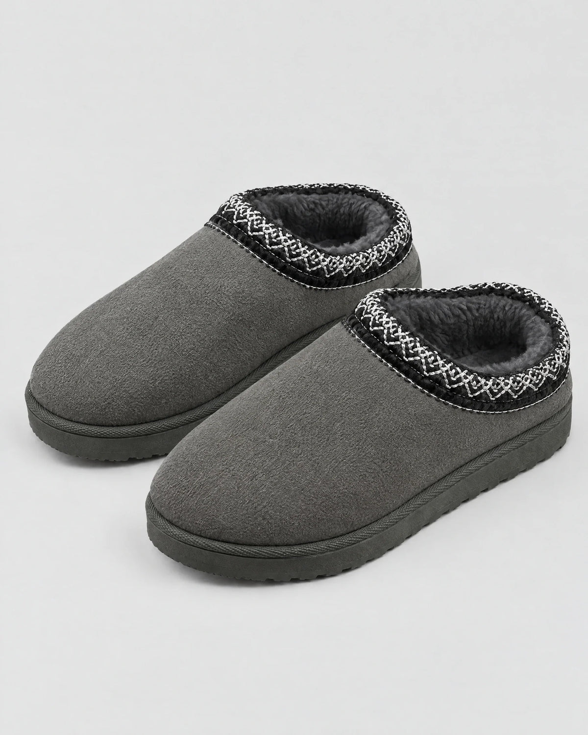 CURVD Cozy Suede-Look Slippers