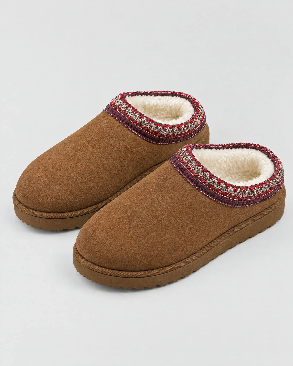 CURVD Cozy Suede-Look Slippers