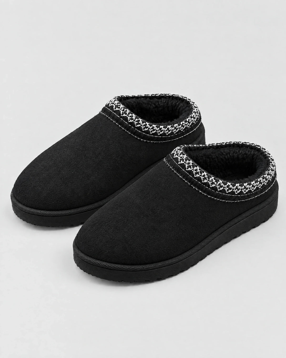 CURVD Cozy Suede-Look Slippers