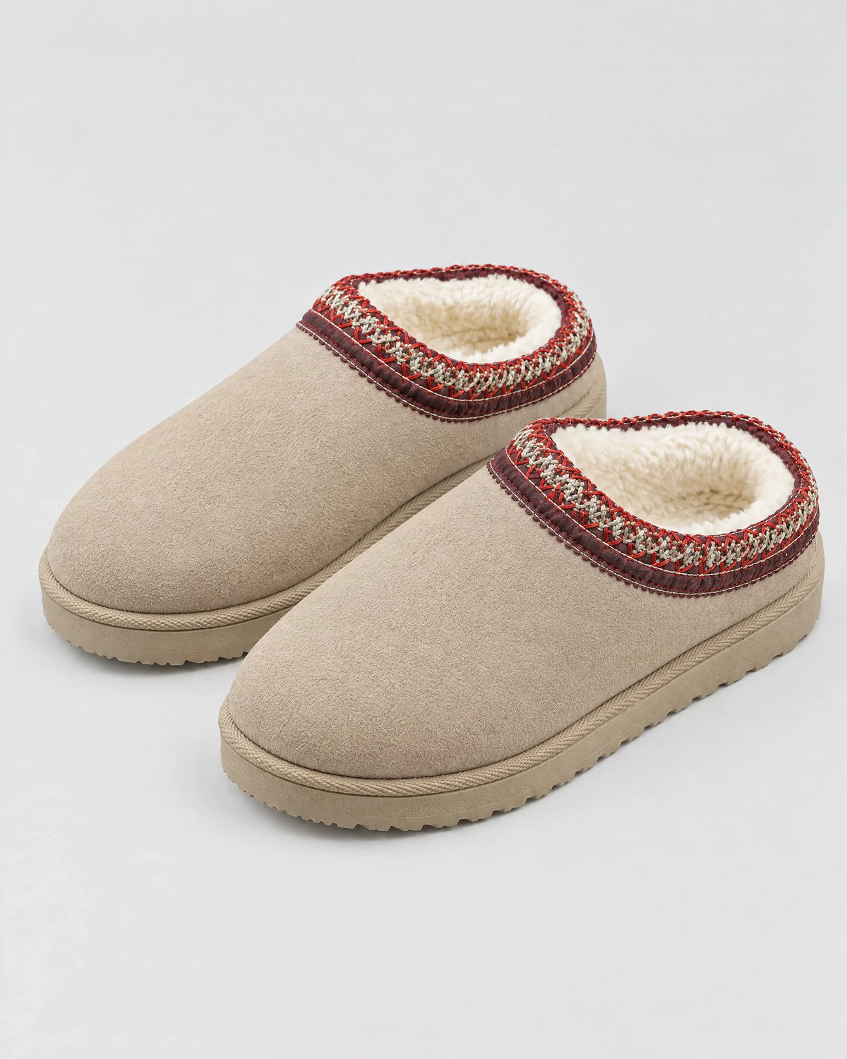 CURVD Cozy Suede-Look Slippers