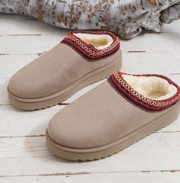 CURVD Cozy Suede-Look Slippers