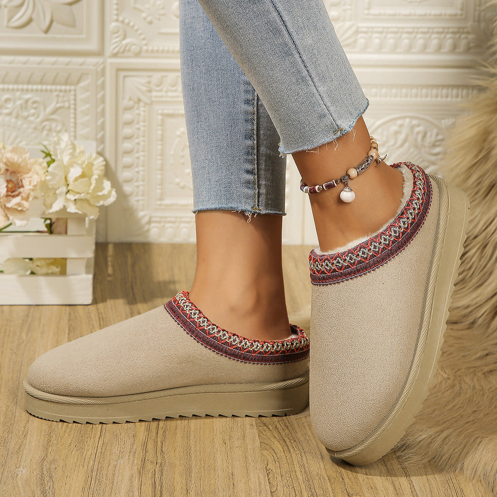 CURVD Cozy Suede-Look Slippers
