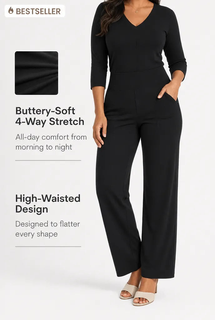 Everyday Stretch Pants | High Rise & All-Day Comfort