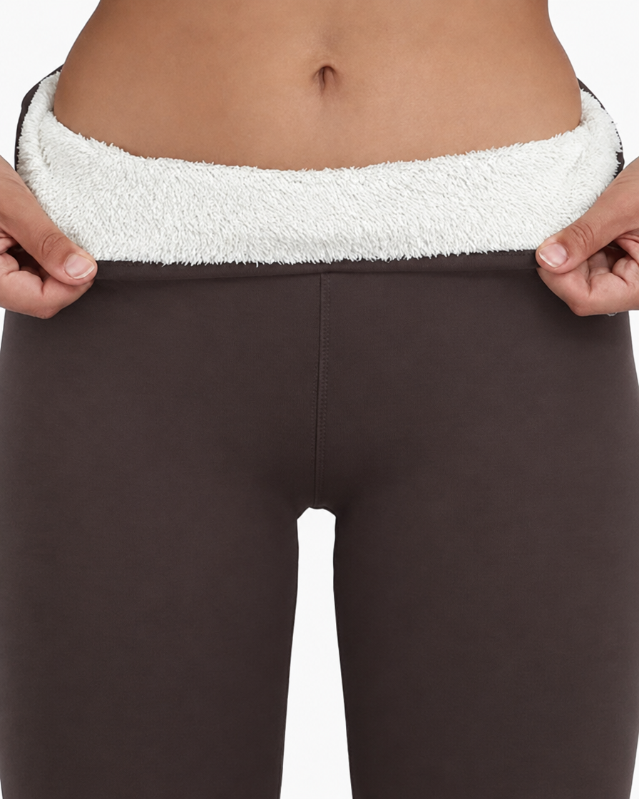 Sherpa-Fur Leggings | Toasty Warm & Figure Shaping